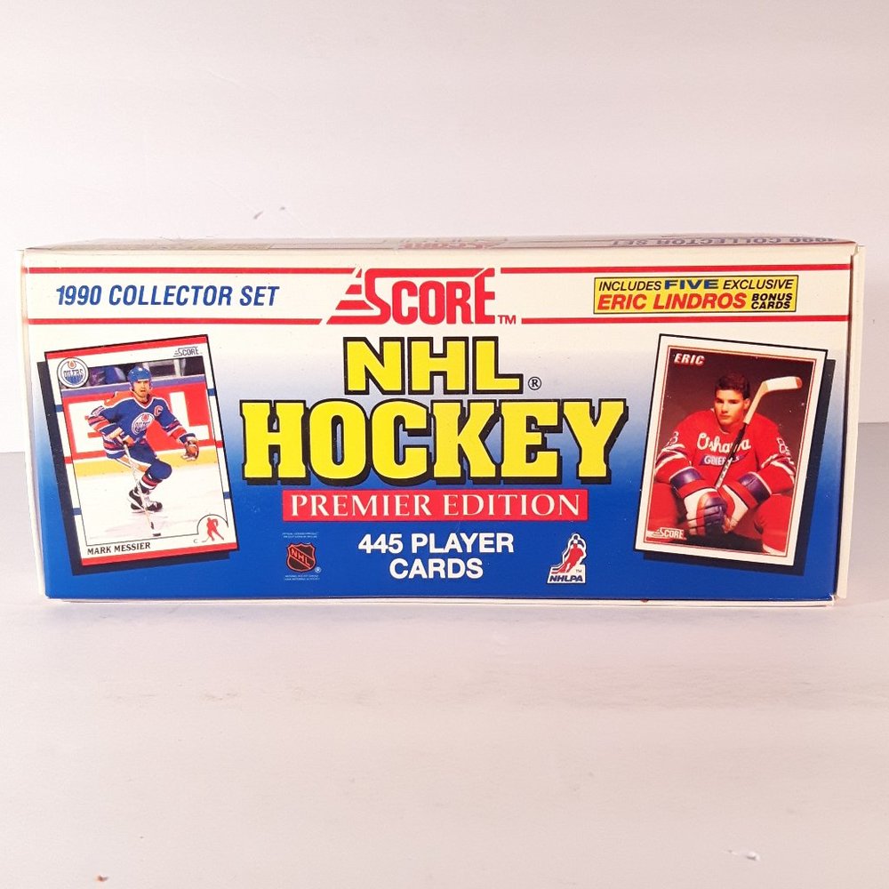 Vintage Score NHL Hockey Premier Edition 1990 Collector Set Player Cards
